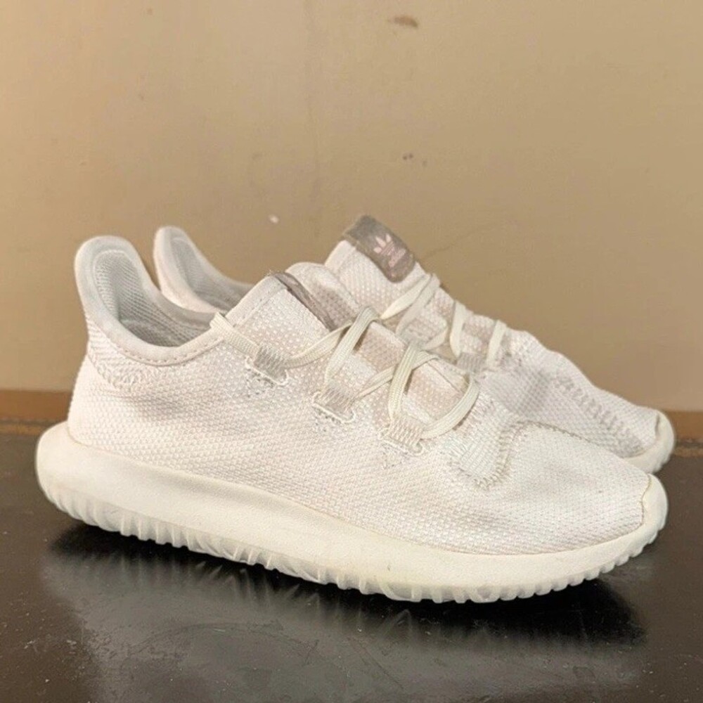 Adidas Originals Tubular Shadow J White Ice Pink CQ0897 Preschool Girls Size 1Y‎